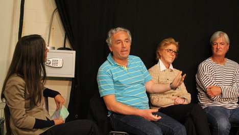 Helmut Born auf der Podiumsdiskussionen im ZAKK